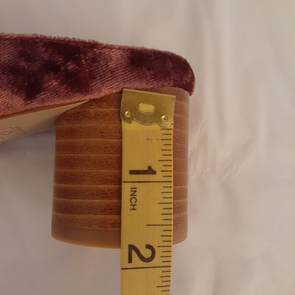 Intentionally Blank Crushed Velveteen Mules NWOT - Picture 12 of 12